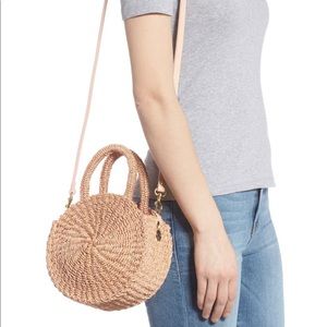 NWOT Clare V Petite Alice straw bag